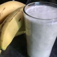 banan oat chia smoothie