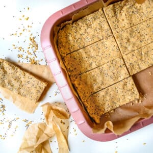 No Bake Peanut Butter Oatmeal Protein Bars {Vegan}