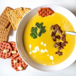 Potato Cheddar Soup with Italian Sausage