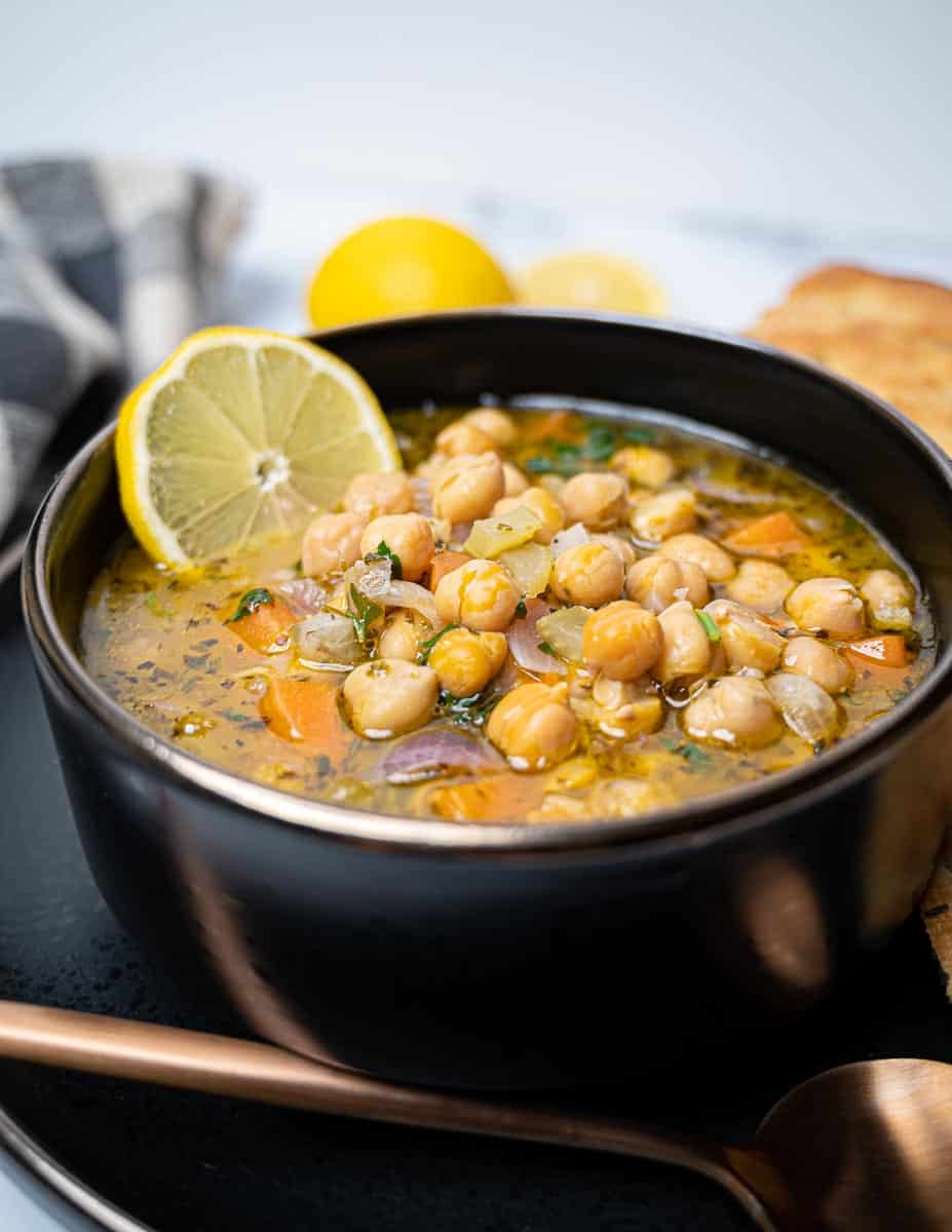 Greek Chickpea Soup with Lemon (Revithia) – Skinny Spatula