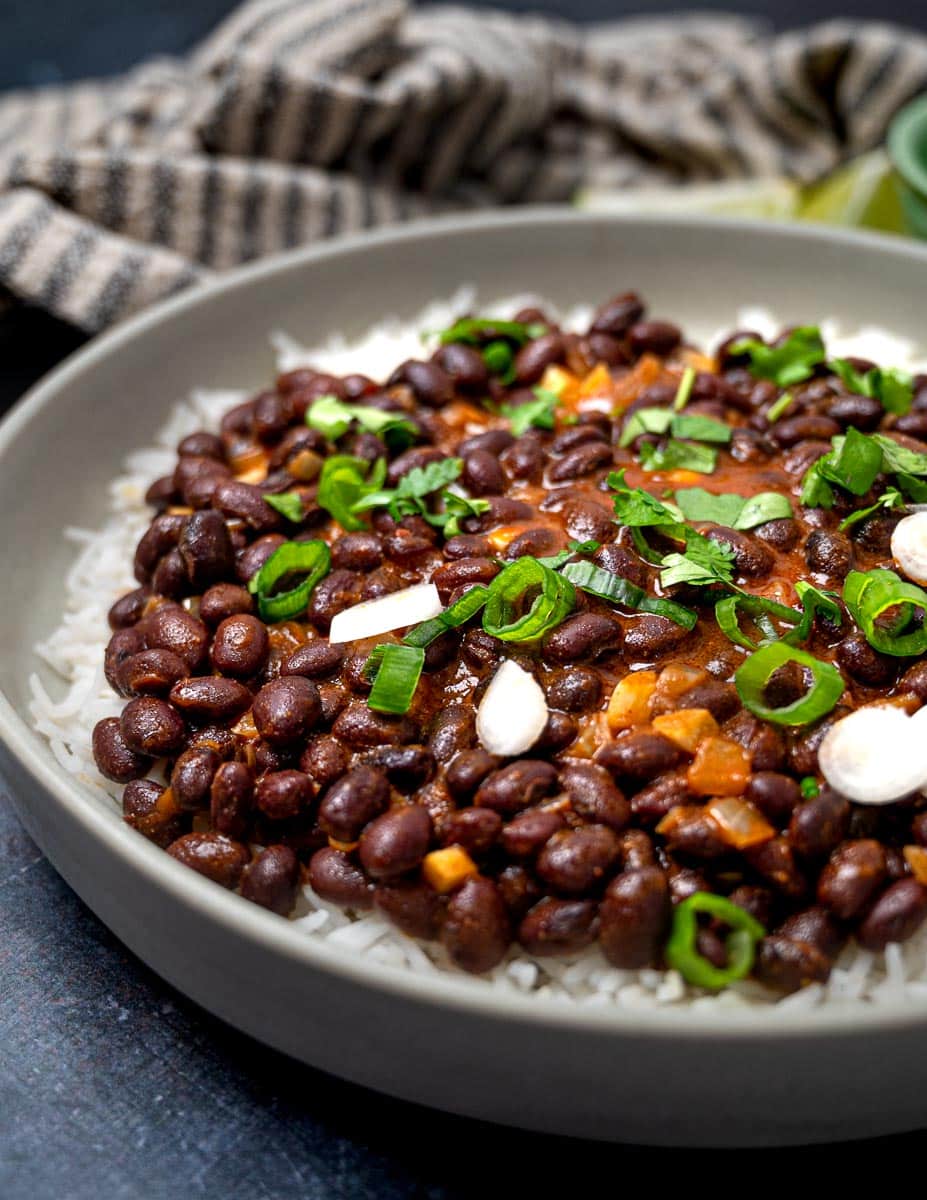 Easy Vegan Black Bean Curry – Skinny Spatula