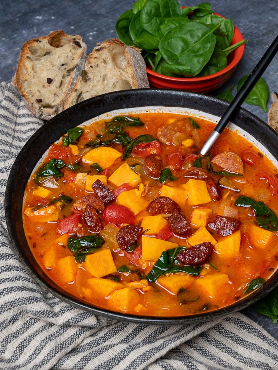 spanish dish with spinach