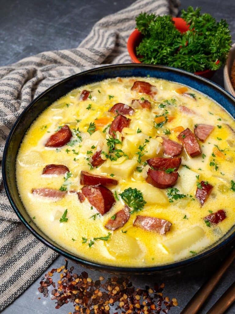 Kielbasa Potato Soup – Skinny Spatula