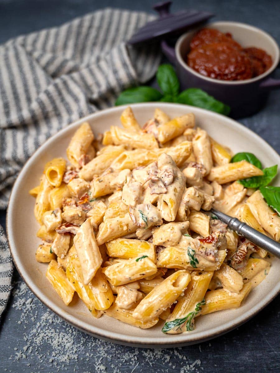 Italian dish with spinach and parmesan