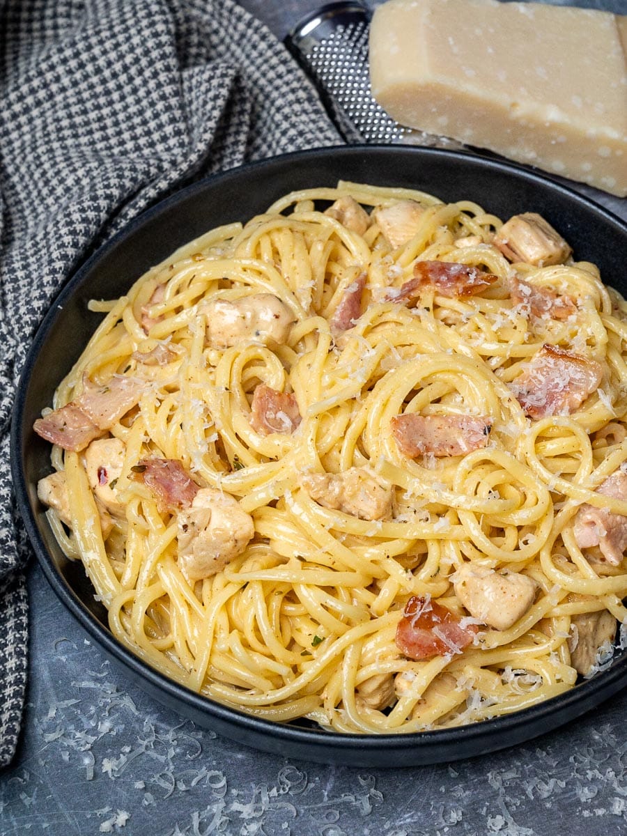 American dish with parmesan