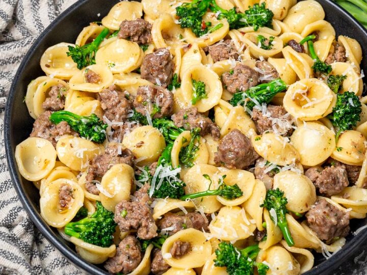 Sausage Broccolini Pasta – Skinny Spatula