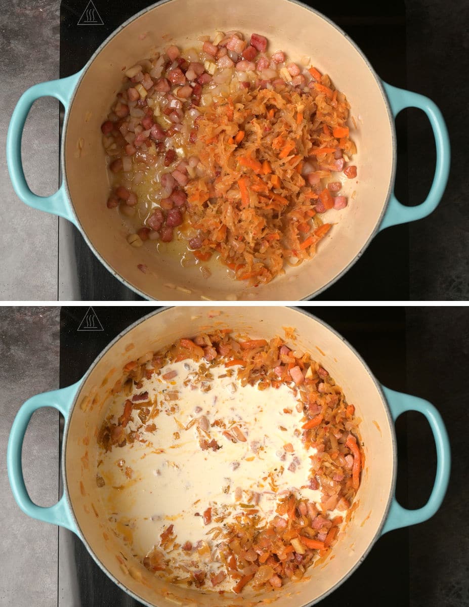 kimchi pasta making instructions