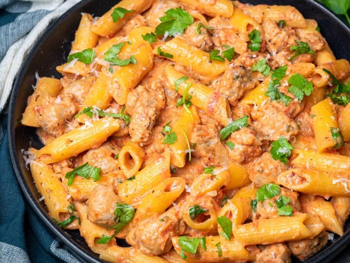 Creamy Sausage and Tomato Pasta