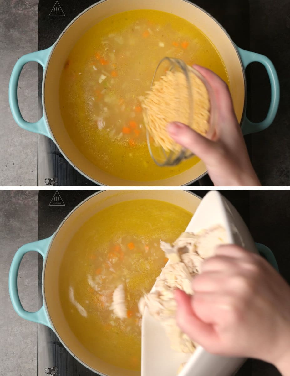 chicken soup cooking steps