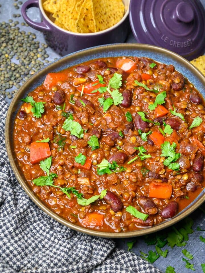 Easy Lentil Chili – Skinny Spatula