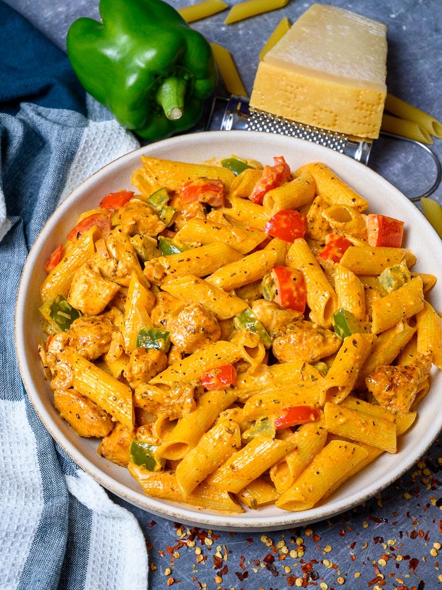 American dish with peppers