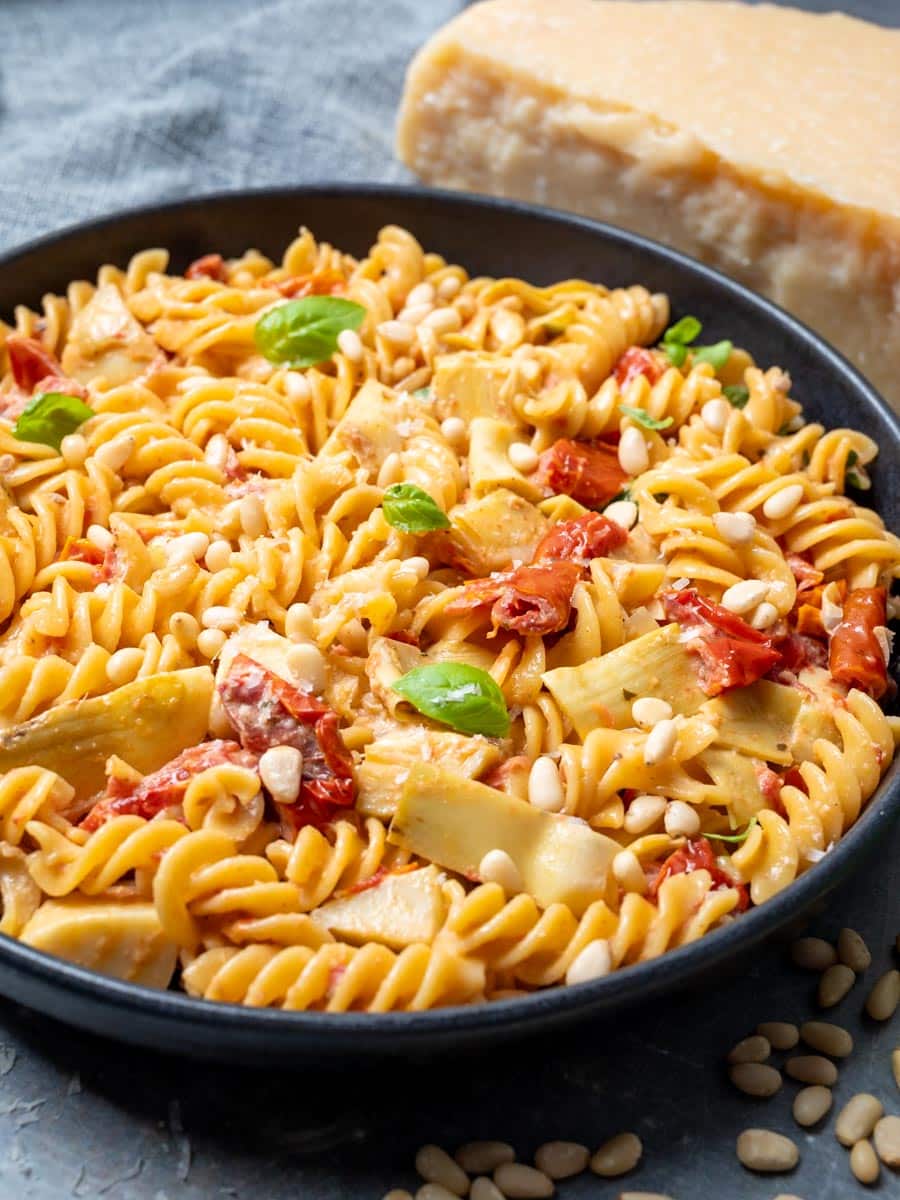 italian dish with sundried tomatoes
