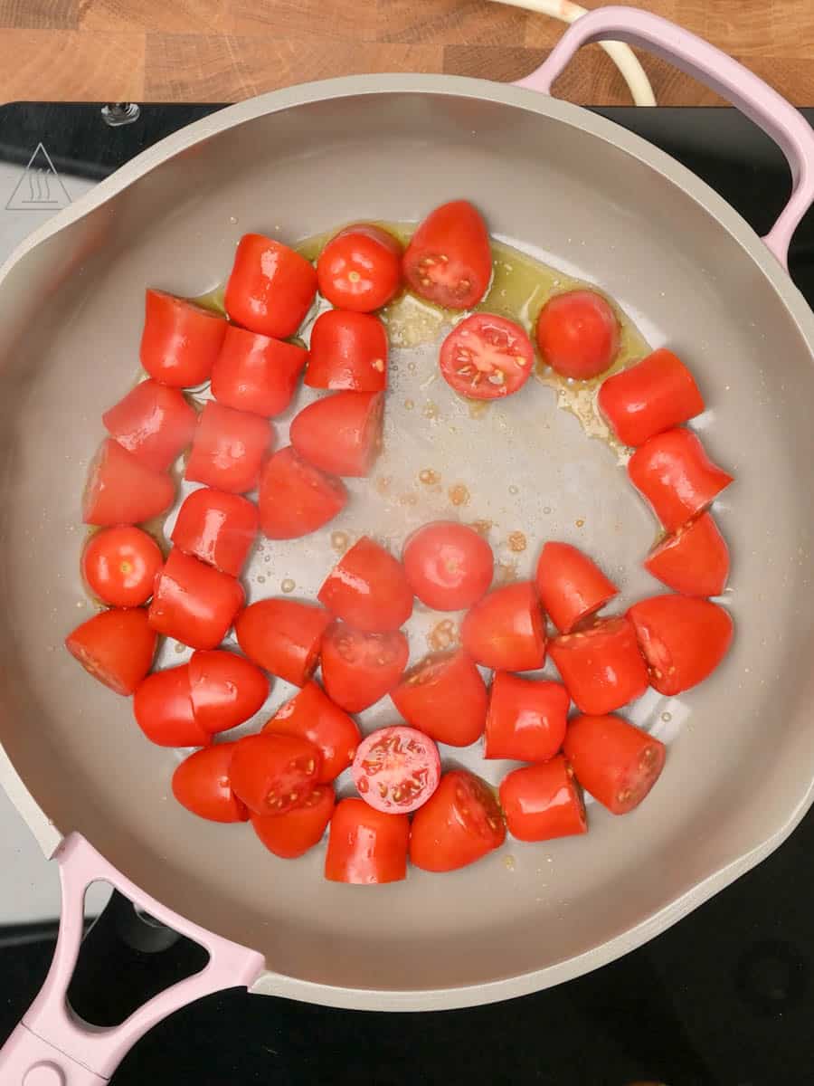 tomato basil butter beans cooking steps