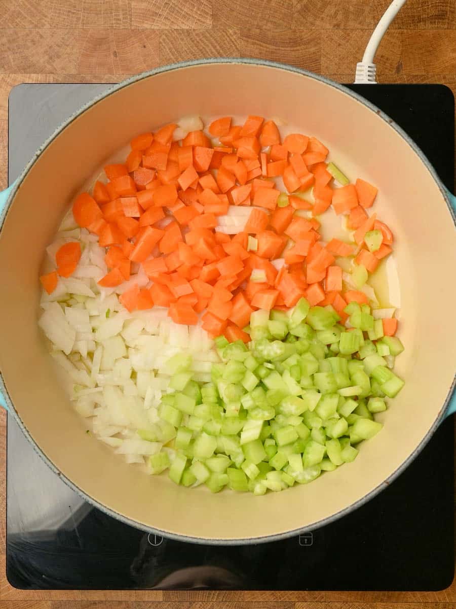 Chicken Broccoli Soup cooking steps