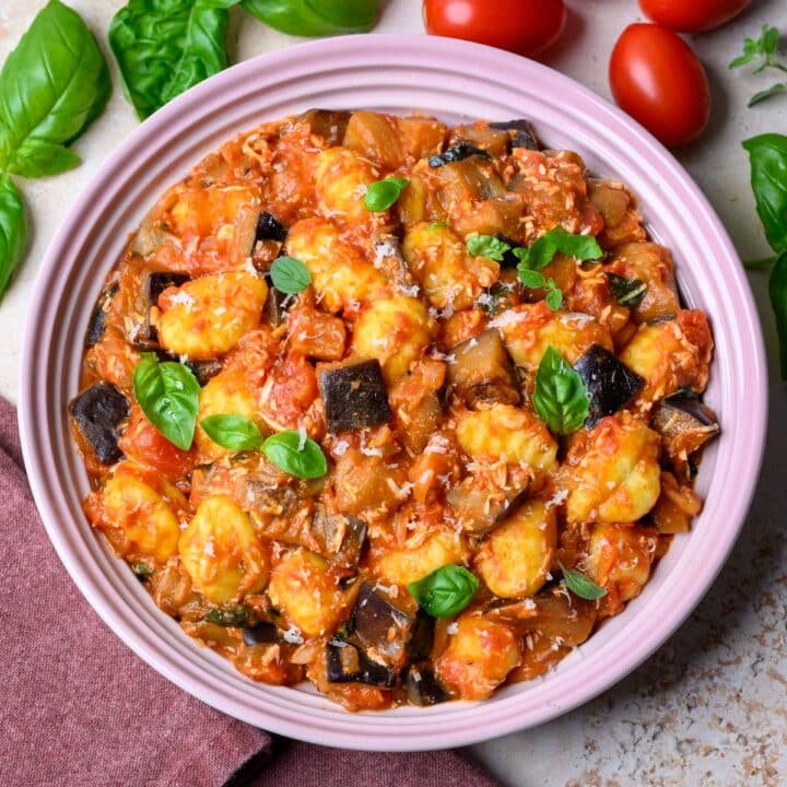 italian dish with basil