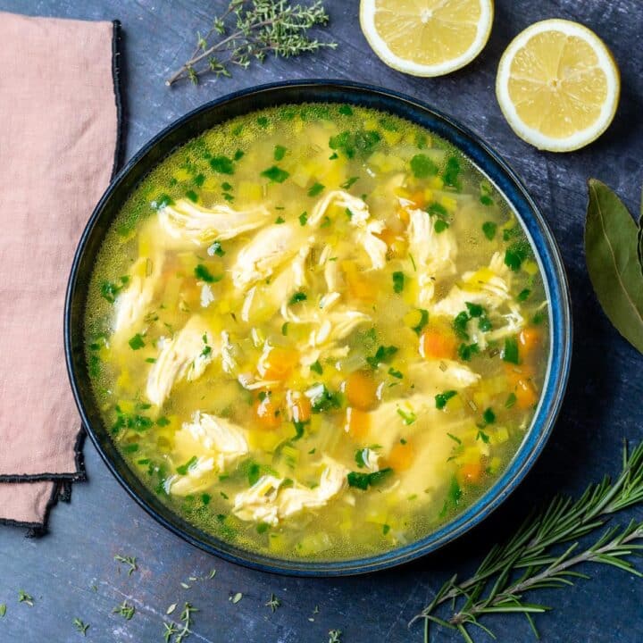 a bowl of soup