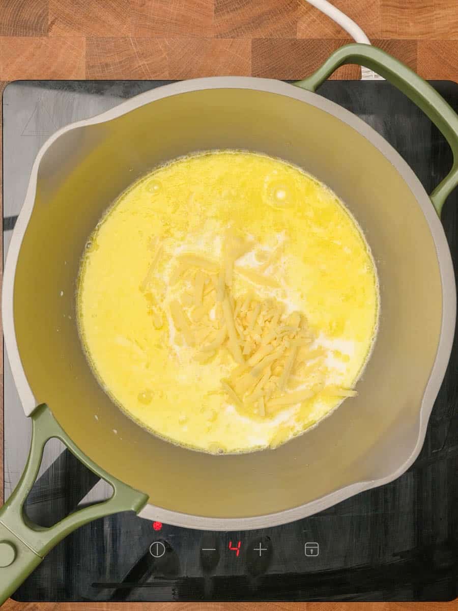 cheesy ramen noodles making instructions