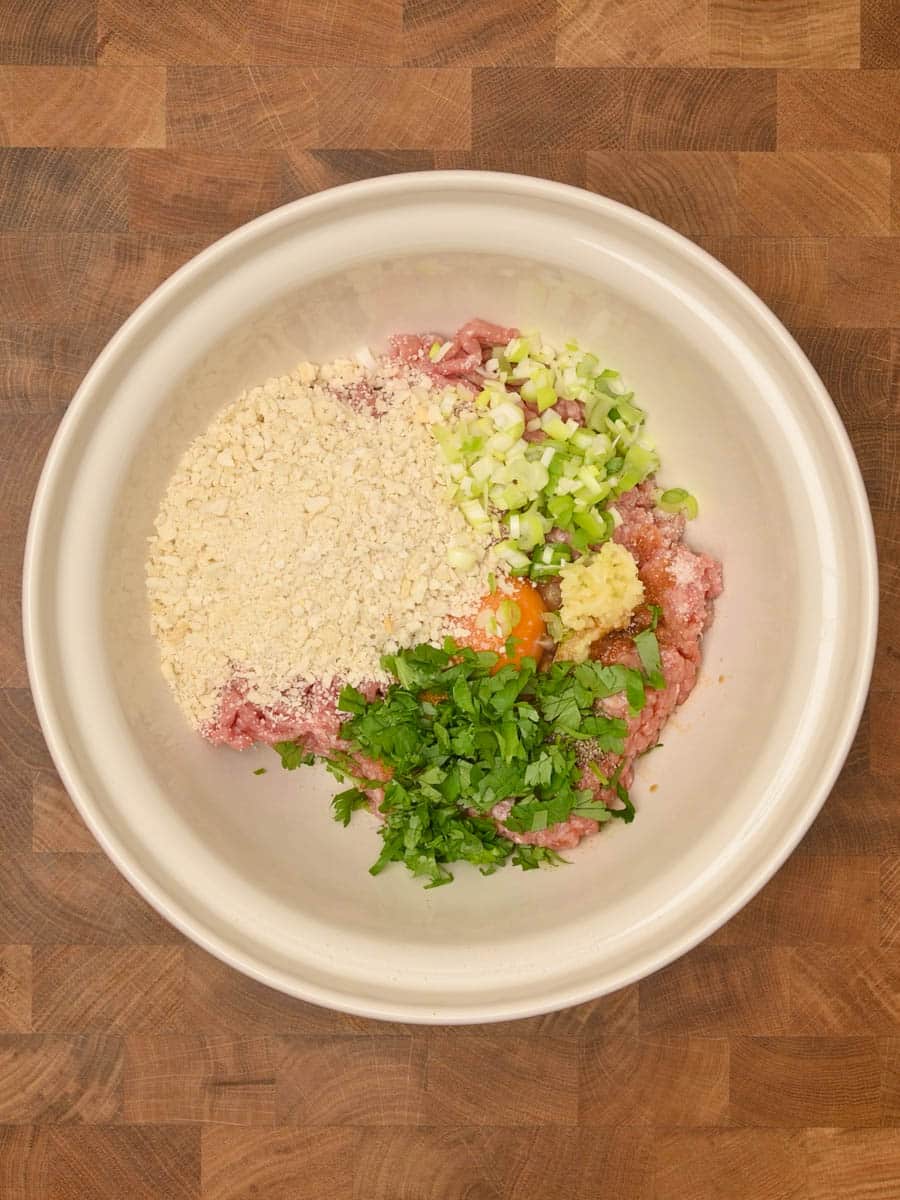 Turkey Meatballs in Curry Sauce cooking steps