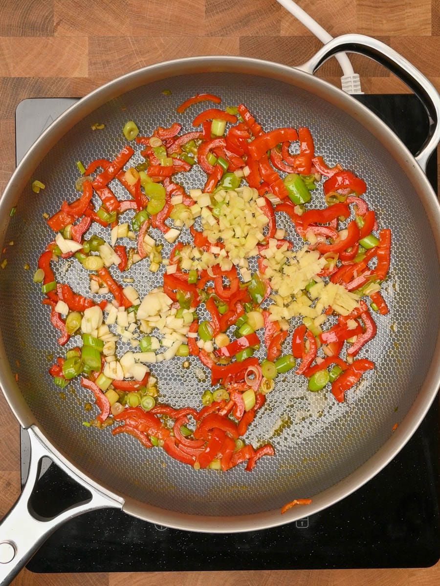 Asian dish cooking instructions