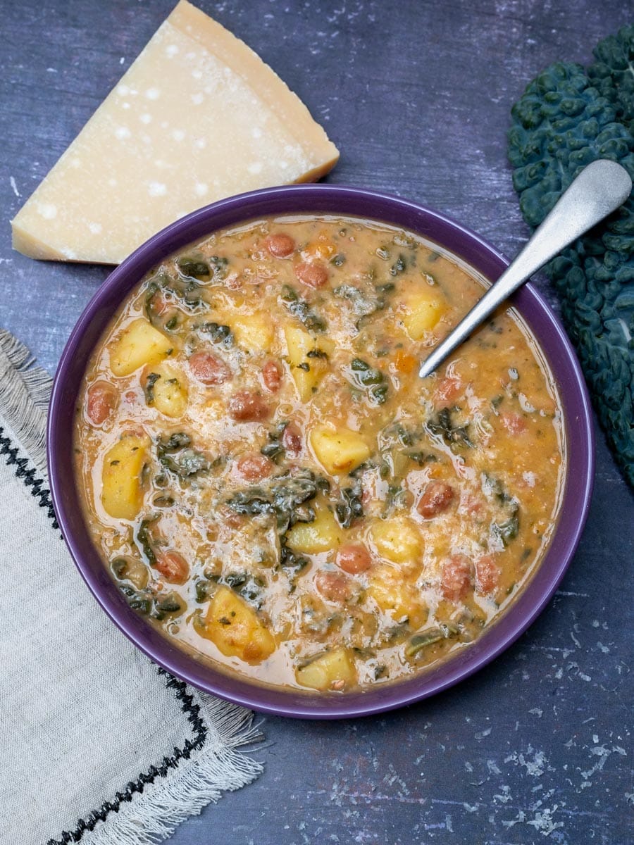 bean and potato soup with kale