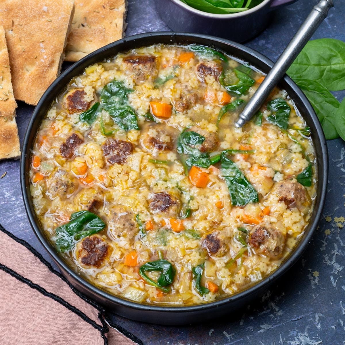 Italian Wedding Soup - Skinny Spatula