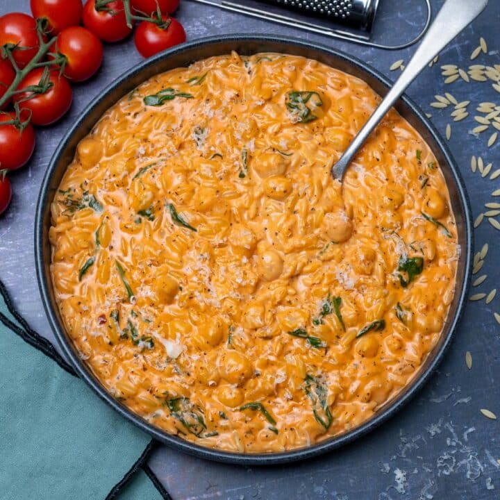 Italian dish with pasta