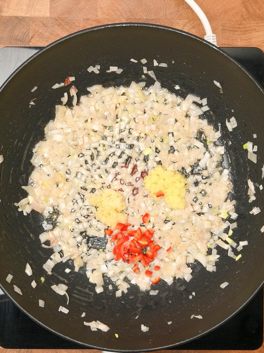 Ground Pork Stir Fry making instructions