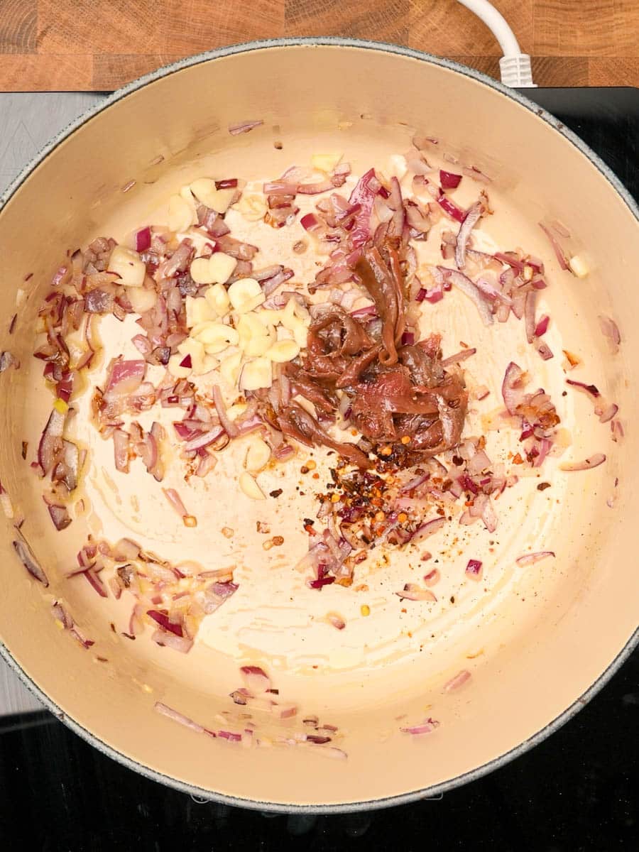 spicy tuna pasta step by step instructions