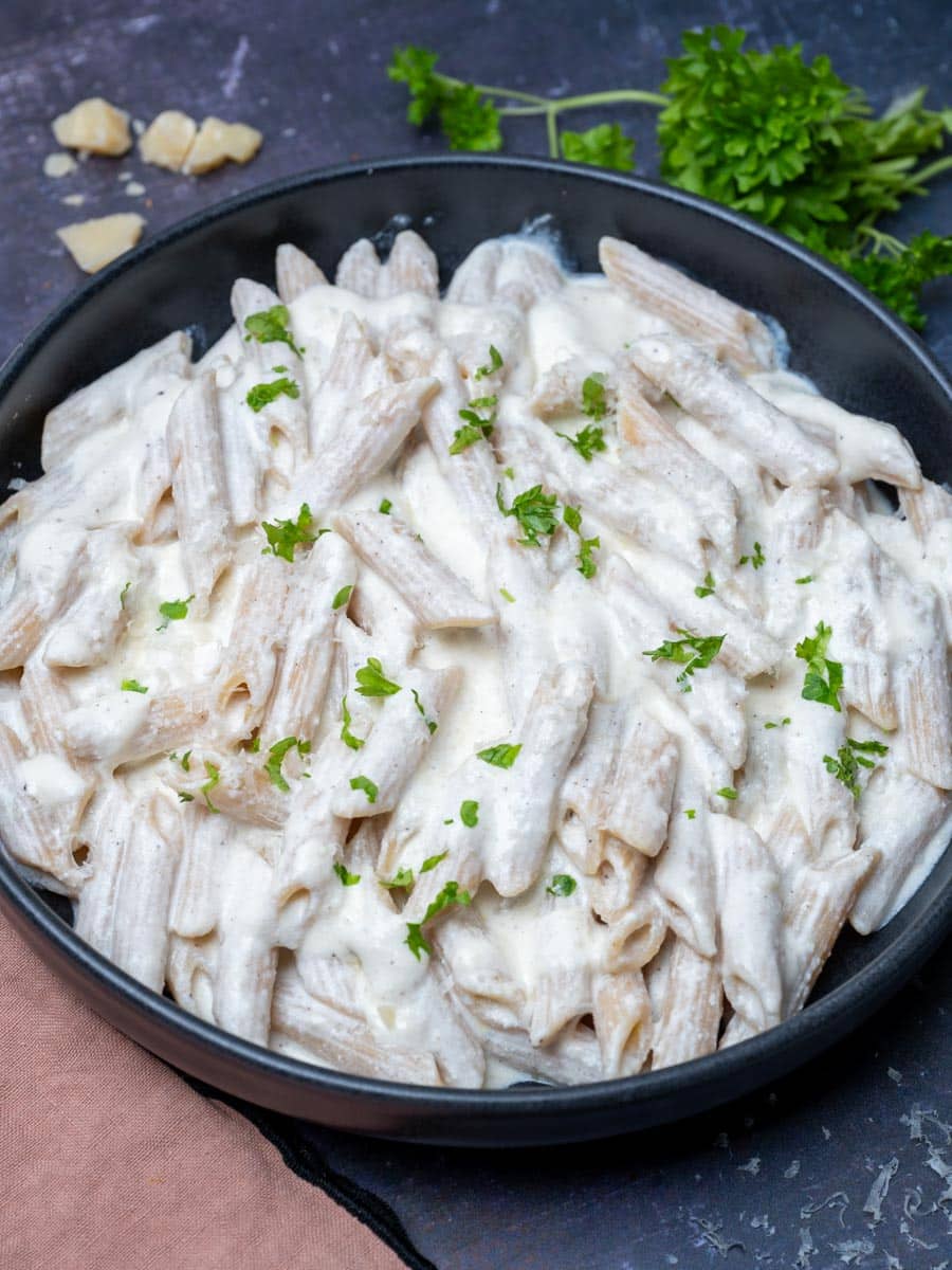 American dish with penne