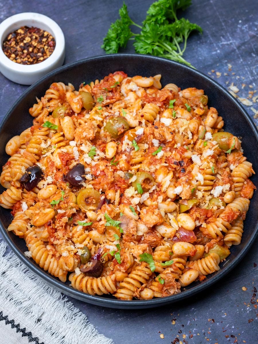 italian dish with olives