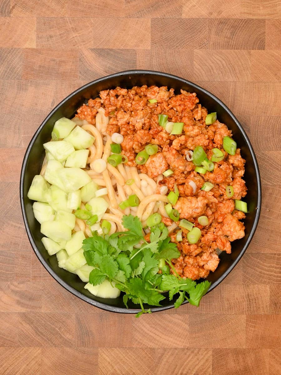 Thai dish making steps