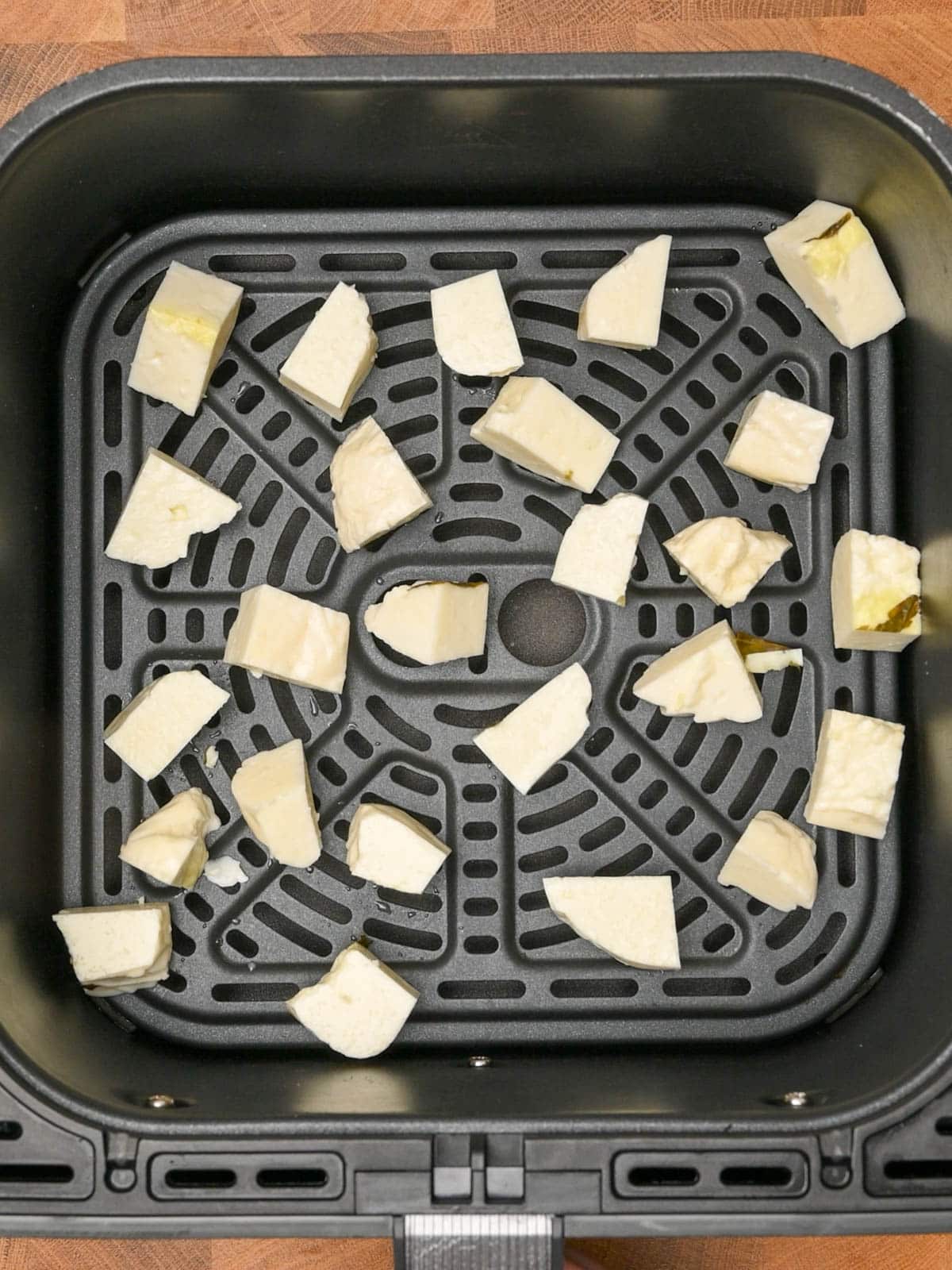 air fryer halloumi making instructions